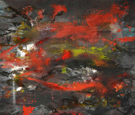 bushfire_1, 120 x 140 cm