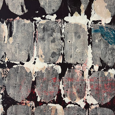 Aus_dem_Nebel, 2018, Acryl, 40x40 cm