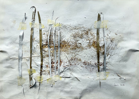 Pattern leaves-05, 50x70 cm, 2018