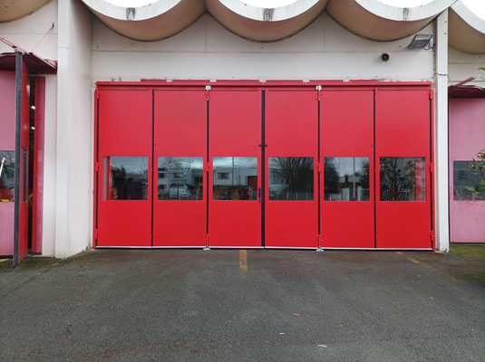 SDIS77 PORTE ACCORDEON MANUELLE SDIS MITRY MORY