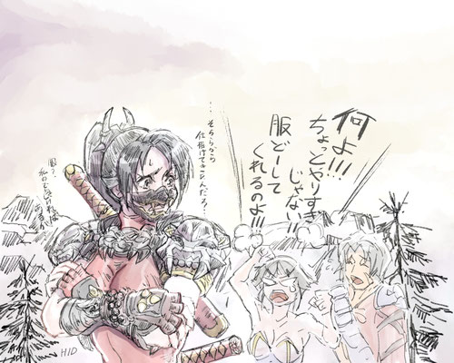 タキ、シャンファ、キリク（ソウルキャリバーシリーズ）