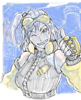 お絵かきチャットにて。