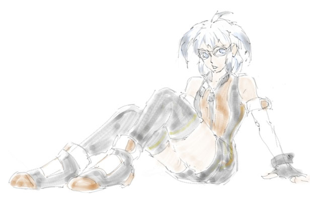 お絵かきチャットにて。