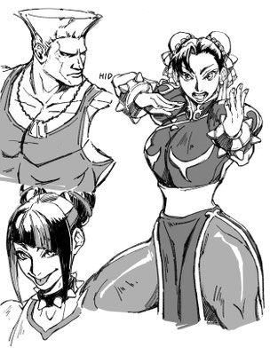 ガイル、ジュリ、春麗