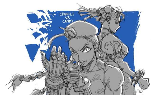 キャミィと春麗（ストリートファイターシリーズ）