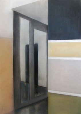 II Raum, 2013, 70cm x 100cm, Pastell auf Finnpappe 