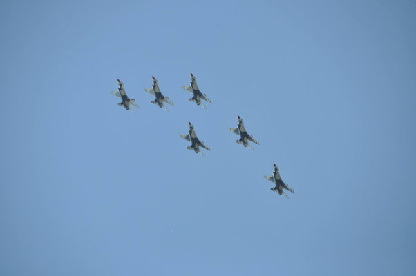 les Thunderbirds de US Airforce