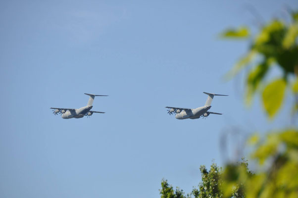 Deux A400M, avions cargo de l'armée de l'air française