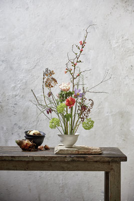 Gestalten mit Blumensteckigel