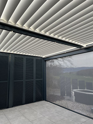 Une pergola bioclimatique faite pour durée