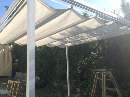 pergola aluminium autoporté ou adossé à la maison