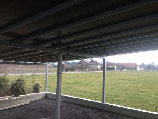 abri voiture carport en acier