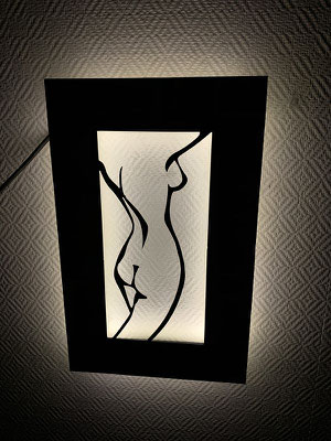 applique mural les courbes