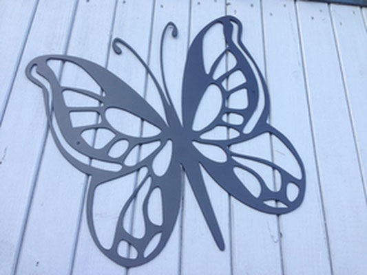papillon en métal, découpe sur mesure à grenoble