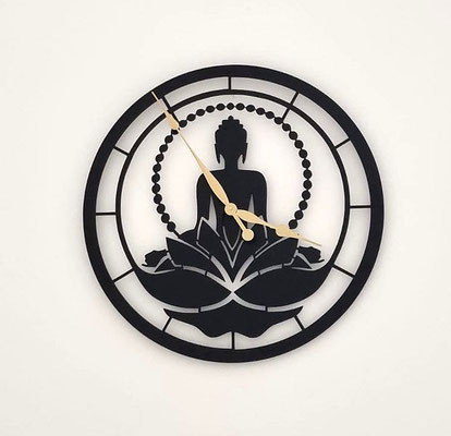horloge bouddha zen