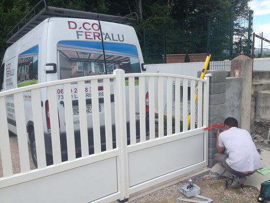 portails aluminium sur mesures