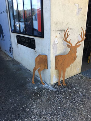 le cerf effet rouillé