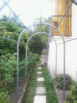 Une treille, un soutien pour la vigne