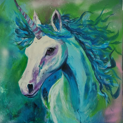 "Träume" Acryl, Leinkarton 60x60cm, 250 Franken