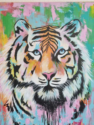 "Präsenz" Acryl, Leinwand 80x80cm, 450 Franken