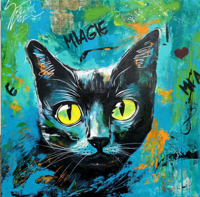 "Miagie" Acryl, Leinwand 60x60cm, 170 Franken