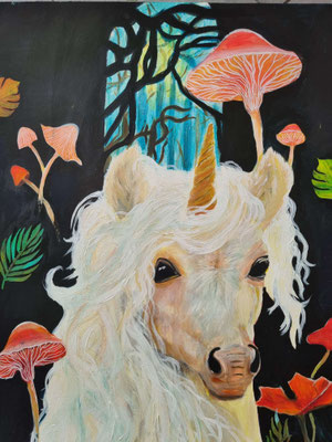 "Dream" Acryl, Papier 50x65cm, 170 Franken