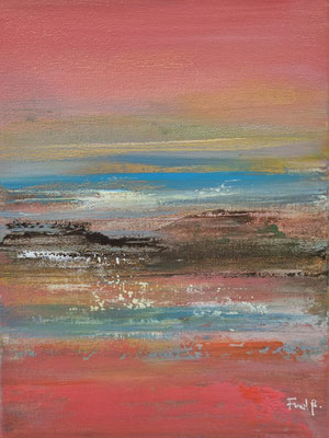 SO PINK  - 24x18 - acrylique sur toile