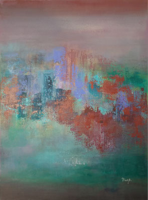 City 24 - 80 x 60 - acrylique sur toile - 2024