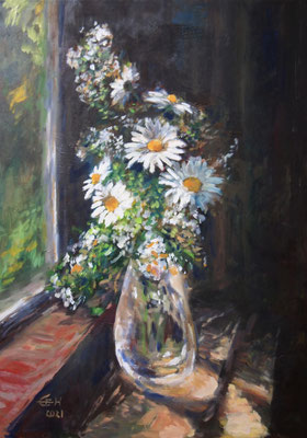 Flowers By The Window, Öl_Lwd.50x70cm