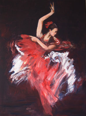 Spanish Dancer 60x80cm