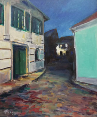 Nightwalk  Öl_Lwd. 50x60cm