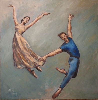 Fly High, Öl_Lwd.80x80cm