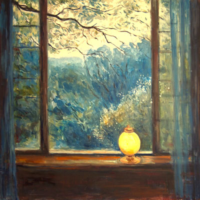The Lamp   Öl/Lwd.80x80cm