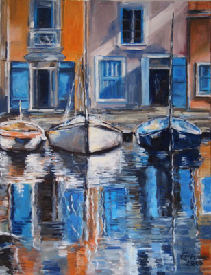 Blue Reflection  Öl/Lwd.60x80cm