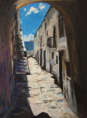 Way To The Sea  Öl/Lwd.60x80cm