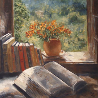 View Of The Green 80x80cm