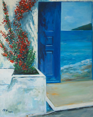 Memory Of Greece Nr.3  Öl-lwd.80x100cm