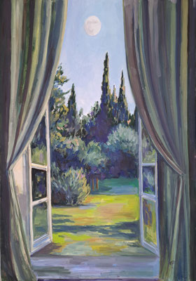 Moon Shadow  Öl/Lwd.70x100cm