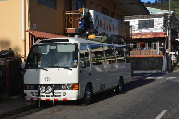 Unser Bus nach Bocas