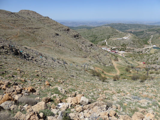 Uitzicht vanaf Mount Hermon