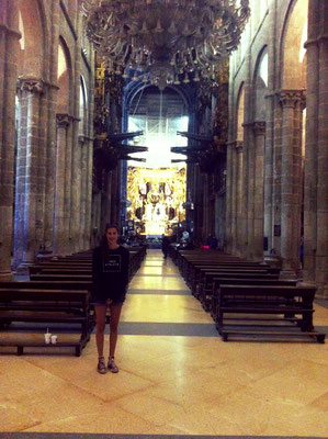 In der Kathedrale. 