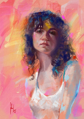 Portrait of a young woman