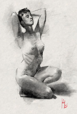 Aleena Figure - Charcoal