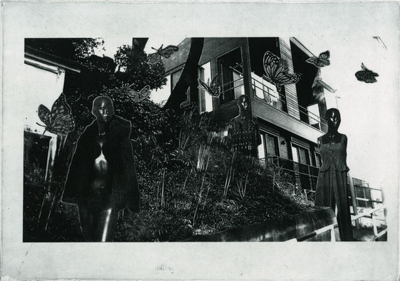 Walk /solar plate/21×29.7cm/2013