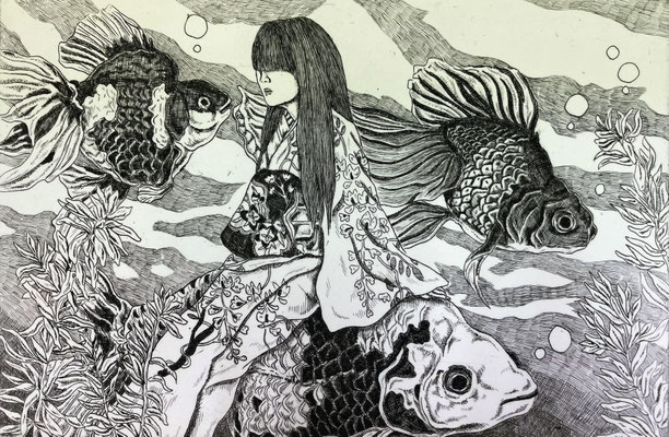 An Aquarium/etching