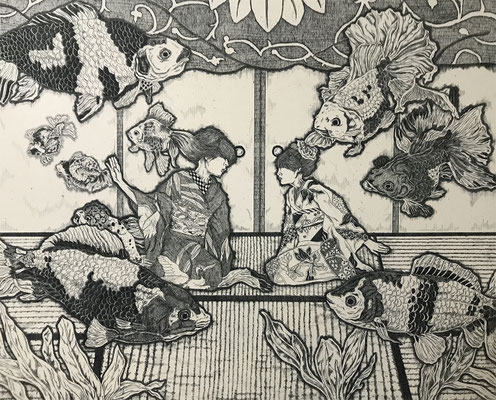 Wish/etching/37x45cm/2020