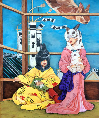 Afternoon/acrylic paint/72.7×60.6cm/2016/Private collection　