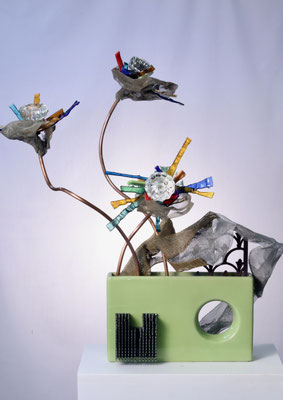 Anthropocene Florae #9 : NFS ; W- 24"x  D-15 " x H-24" 