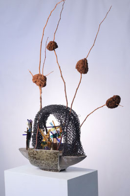 Anthropocene Florae #7: NFS  W- 15" x D- 9"  xH-24" 
