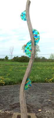 Lissome #6, 2013 ; 183 cm (h) x 40 cm(w) x 15 cm (d) 